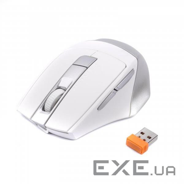 Миша бездротова A4tech Fstyler, BT+RF (Combo), USB, 2400dpi, вбудований Li акк (FB35C (Icy White))