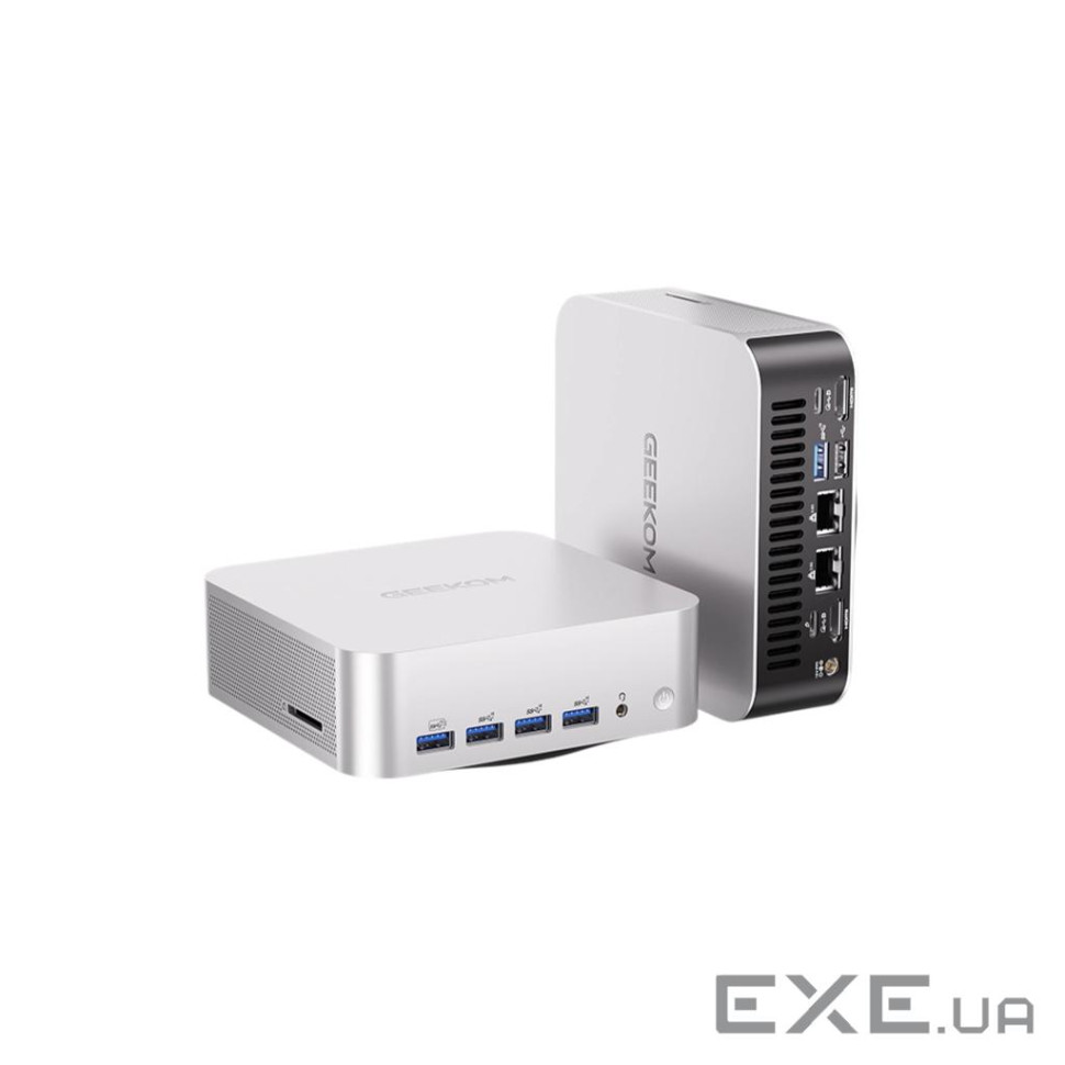 ПК GEEKOM A8MAX AMD Ryzen 9 8945HS RAM 32GB DDR5 5600, SSD 1TB, Radeon 780 (GMA8MAXR98945HS-321T-EU)
