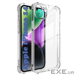 Чохол до мобільного телефона BeCover Anti-Shock Apple iPhone 14 Clear (708241)