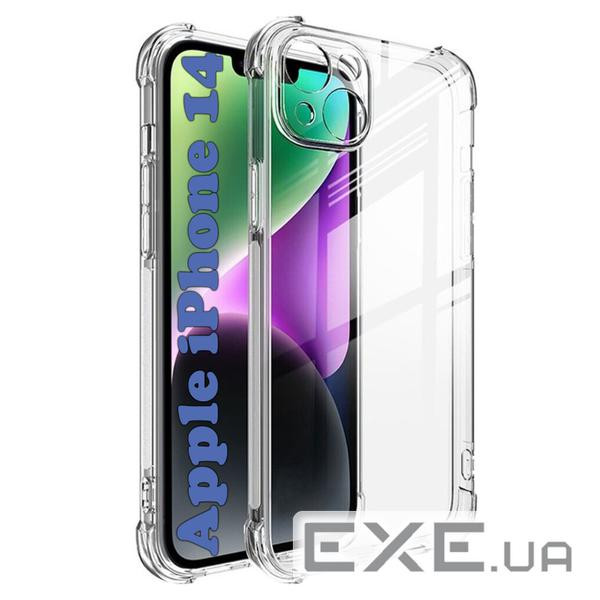 Чохол до мобільного телефона BeCover Anti-Shock Apple iPhone 14 Clear (708241)