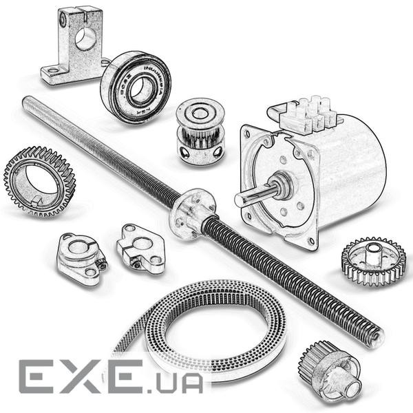 Шестерня HP LJ 1160/1320/M2727/P2014/2015/2035 27T аналог RC1-3575/RU Welldo (RU5-0307-WDS)