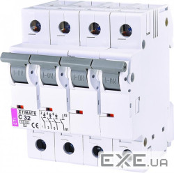 Автоматичний вимикач ETI ETIMAT 6 3p + N C 32А (6 kA) (2146519)