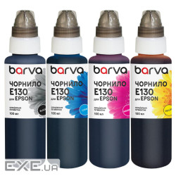Чорнило Barva Epson T073/T092/T129/T130 4x100 мл, special, pigmented BK/C/M/Y (E130-100-MP)