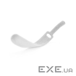 Стяжки на липучці 10*130мм, білі, ціна за штуку (02081) (02081)