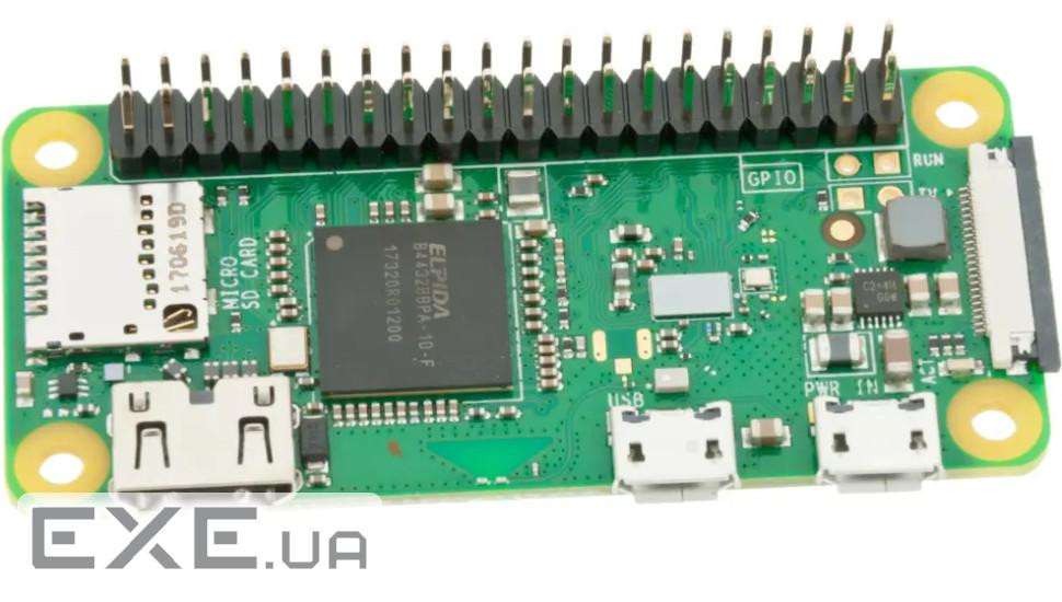Одноплатний комп"ютер Raspberry Pi Zero WH (With Pre-soldered GPIO Header) (SC0065)