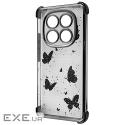 Чехол WAVE Winkie Xiaomi Redmi Note 14 Pro 5G/Poco X7 black/butterfly (64213 black/butterfly)