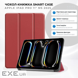 Чохол до планшета BeCover Smart Case Apple iPad Pro 11" M5 2025 Red Wine (715969)