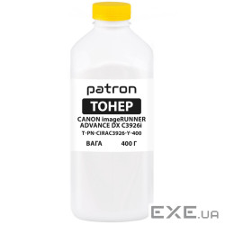 Тонер Canon iRUNNER ADVANCE DX C3926i 400 г Yellow Patron (PN-CIRAC3926-Y-400)