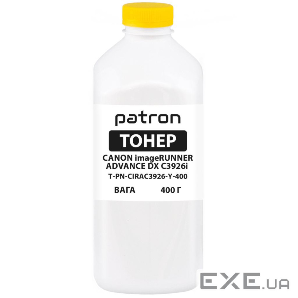 Тонер Canon iRUNNER ADVANCE DX C3926i 400 г Yellow Patron (PN-CIRAC3926-Y-400)