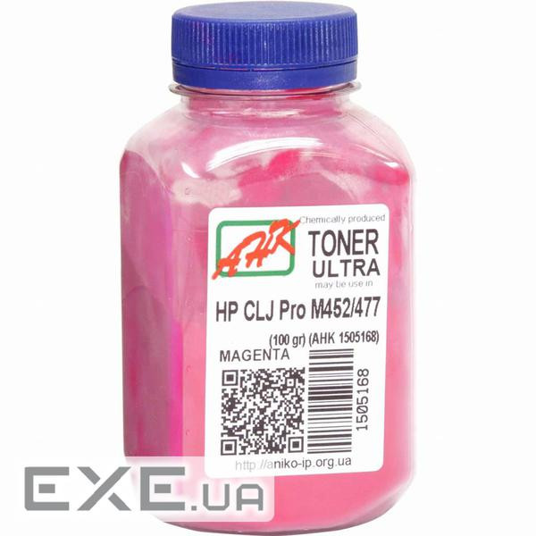 Тонер HP CLJ Pro M452/477, 100г Magenta ULTRA COLOR AHK (1505168)