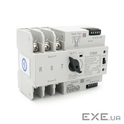 Автомат введення резерву (АВР) триполюсний YRQ2PC-125 Wifi ATS, 3P 125A 400V, (YRQ2PC-125 Wifi, 3P)