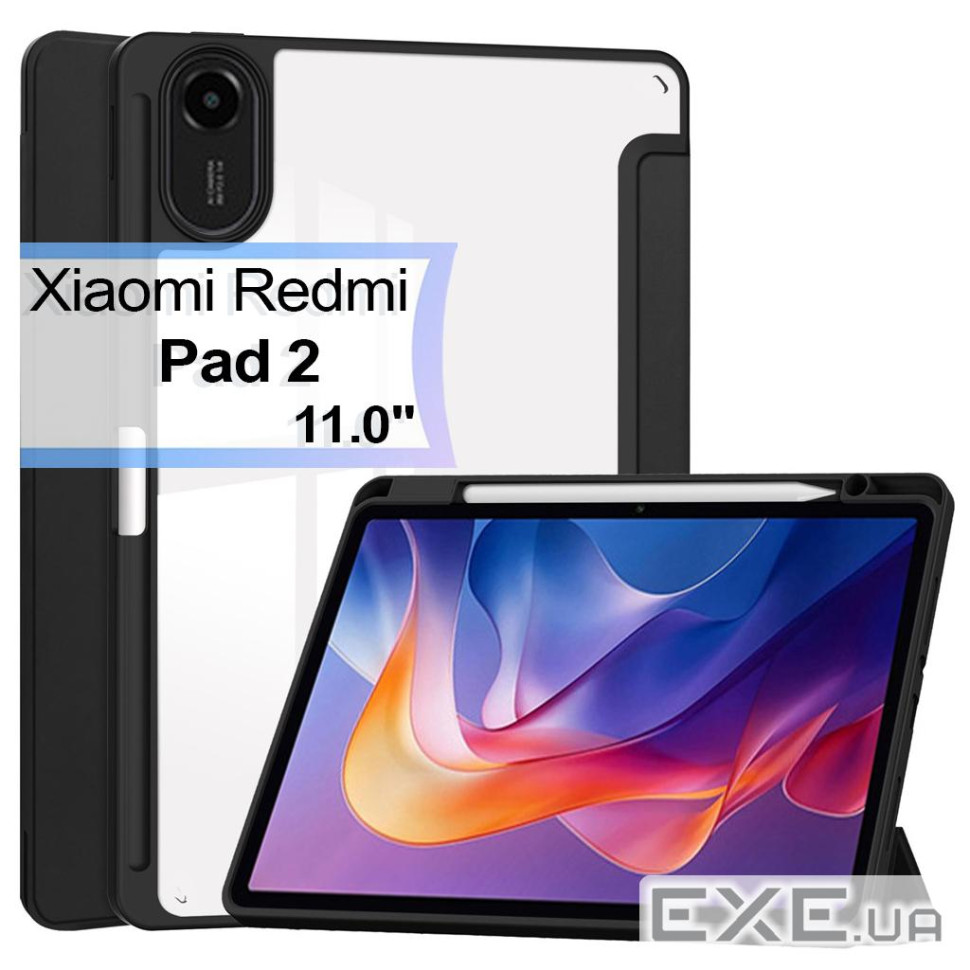 Чохол до планшета BeCover Soft Edge TPU Xiaomi Redmi Pad 2 11.0" Black (713656)
