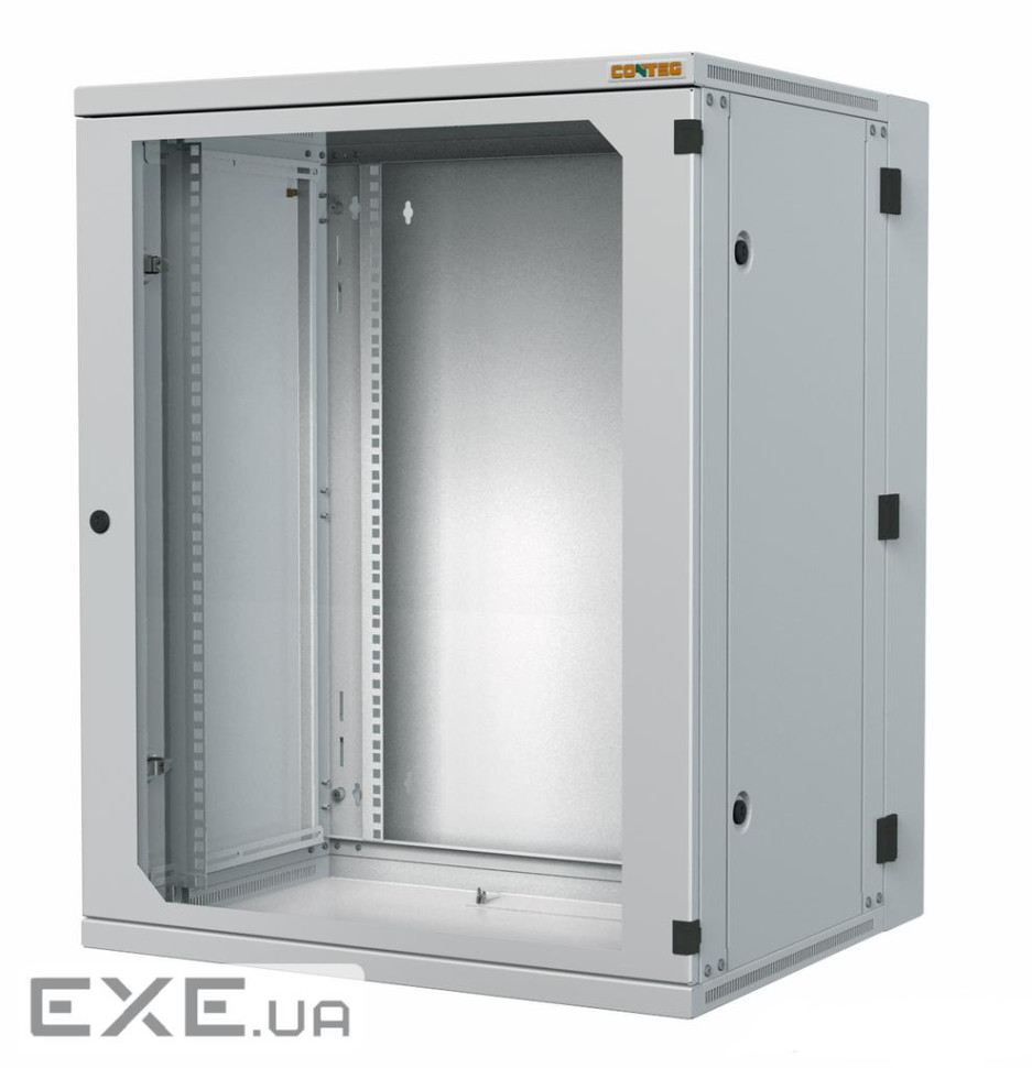 Шафа 6U 600x500,3-секц.,з"ємні б/ ст.,сір (RUD-06-60/50-I)