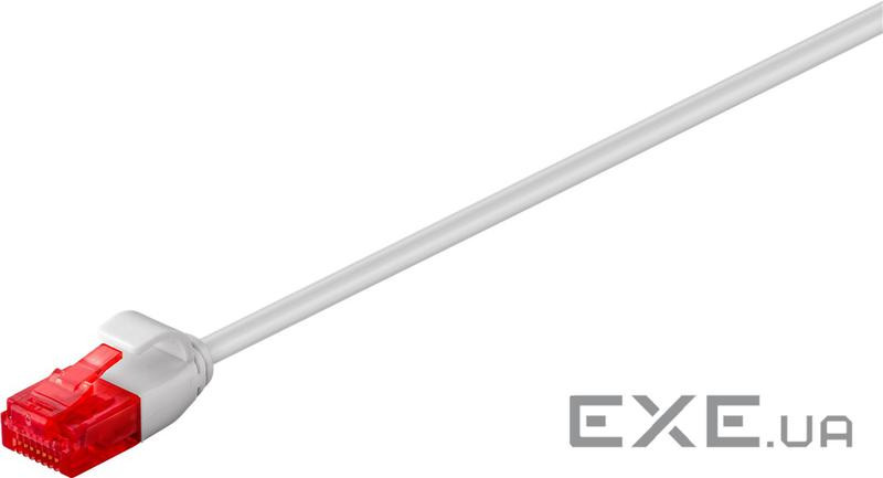 Патч-корд неекранований RJ45 UTP6 0.25m,patch Slim PoE D=3.6mm Cu Gold,сірий (75.07.1546-10) (75.07.1546-10)