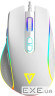 Мишка Modecom Veles Volcano, ігрова, 12800dpi., 8кн.,RGB, біла (M-MC-VELES-200)