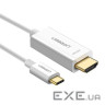 Кабель UGREEN USB Type C to HDMI 1.5m White (30841) (30841 White)