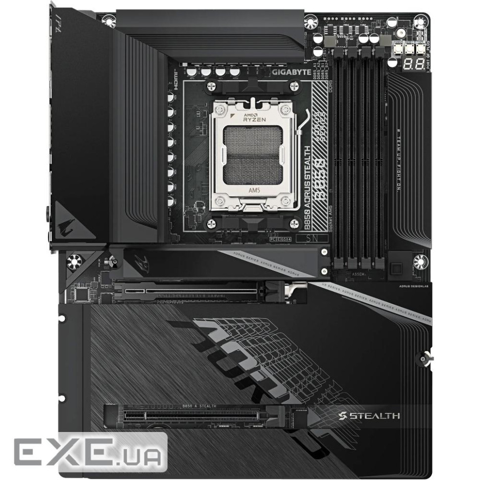 Материнська плата Gigabyte AORUS B850 Stealth (B850 AORUS STEALTH)