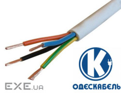 Кабель Одескабель ПВСн 4 * 1,5 + 1 * 1,5 ціна за метр (бух.100м) білий (5231 100м)