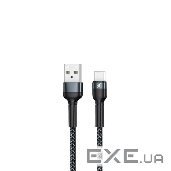 Кабель Remax Jany USB 2.0 to Type-C 2.4A 1M Чорний (RC-124a) (RC-124a Black)