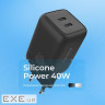 СЗУ Proove Silicone Power 40W (Type-C + Type-C) white (WCSP4020002)