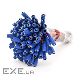 Роз&apos,єм живлення DC-F (D 5,5x2,5мм) => кабель довжиною 30см, Red / Blue (YT-DC-F-30) , Red / Blue (YT-DC-F-30)