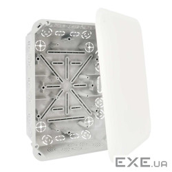 Коробка розподільча з кришкою ПВХ, сіра, 234х176х79мм (KT 250/1_KB) (KT 250/1_KB)