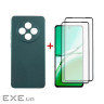 Чохол до мобільного телефона Dengos Oppo Reno 12F 4G Case Soft + 2 Glass (Green) (DG-CTG2P-28)