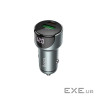 Автомобільний зарядний пристрій HOCO Z42 Light road 1xUSB-A, 1xUSB-C, PD20W, QC3.0 (6931474742551)