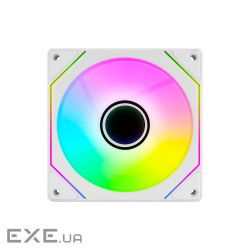 Вентилятор AeroCool Phantom M-3 Reverse 12 PWM ARGB White (ACF3-MR11227.21), 120х120х25 мм, PWM 4pin