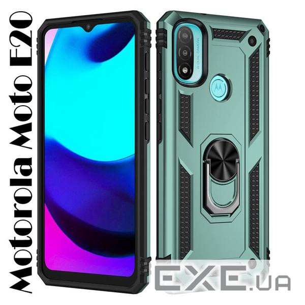 Чохол-накладка BeCover Military для Motorola Moto E20 Dark Green (707402)