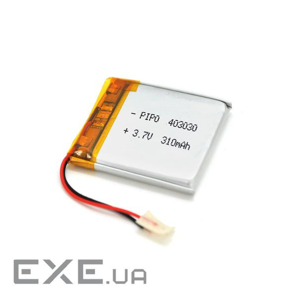 Літій-полімерний акумулятор 4*30*30mm (Li-ion 3.7В 500мА&middot,год) (403030) ) (403030)