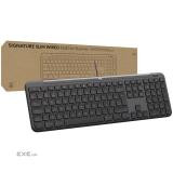 LOGITECH Signature Slim K620 Wired Keyboard for Business - GRAPHITE - US INT"L - USB - (920-013333)