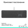 LOGITECH Signature Slim K620 Wired Keyboard for Business - GRAPHITE - US INT"L - USB - (920-013333)