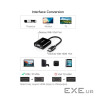 Перехідник HDMI (M) - VGA (F), Ugreen CM611, Black, 20 см (90813)
