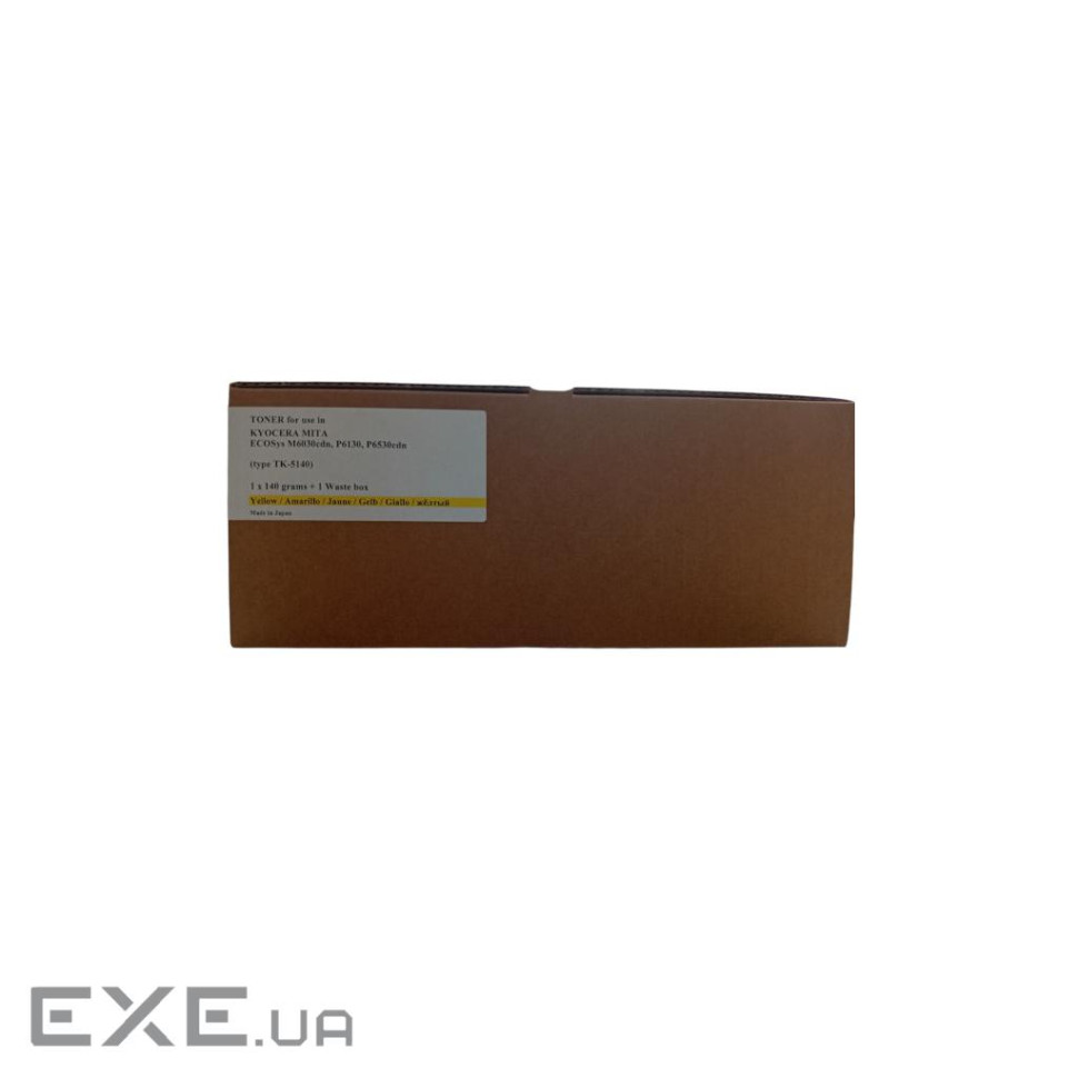 Тонер-картридж Tomoegawa KYOCERA TK-5140Y/1T02NRANL0 Yellow + chip (PY443Y.140Y)