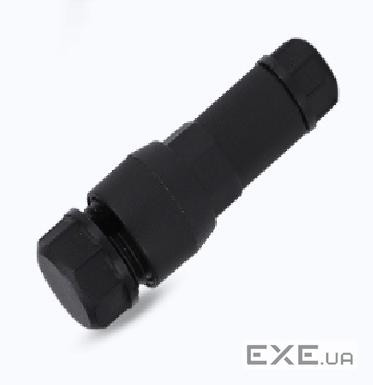 Клема наперсточного типу з проколом, для точкового світильника, чорний (YT-39420) (YT-39420)