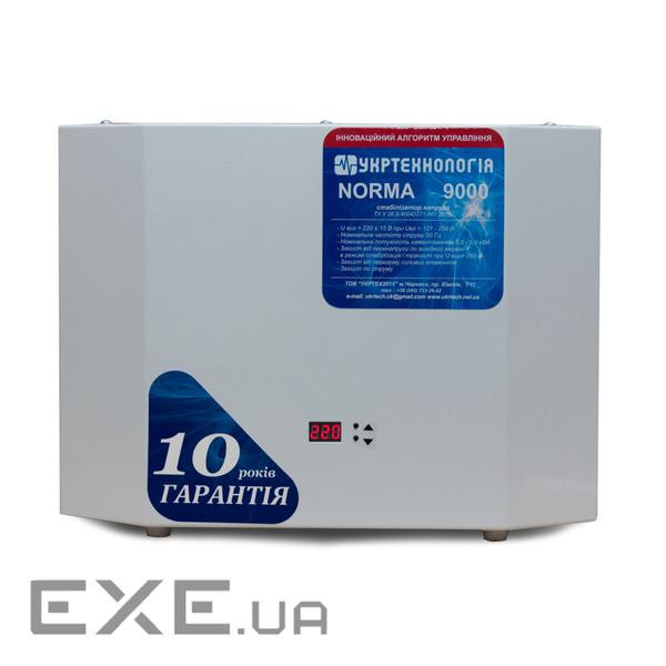Стабілізатор напруги теристорні NORMA 9 (9000Вт) 220В, стабілізація 150-300, 9 ступенів (NORMA9000) (NORMA9000)