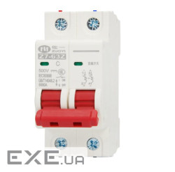 Автоматичний вимикач постійного струму ZUOYI Z7-63Z 2P C40 DC250-1000V, 40A, (Z7-63Z 2P C40 DC500V)