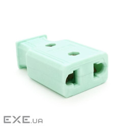 Штепсельне гніздо під вилку без заземлення 16А 250V 948, Салатовий, Q20 (948 / 250 / 16)