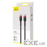 Дата кабель USB-C to USB-C 2.0m PD2.0 100W (20V/5A) red+black Baseus (CATKLF-AL91) (CATKLF-AL91 2м)
