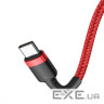 Дата кабель USB-C to USB-C 2.0m PD2.0 100W (20V/5A) red+black Baseus (CATKLF-AL91) (CATKLF-AL91 2м)