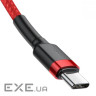 Дата кабель USB-C to USB-C 2.0m PD2.0 100W (20V/5A) red+black Baseus (CATKLF-AL91) (CATKLF-AL91 2м)