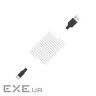 Кабель HOCO X21 USB to Type-C 2A, 1m, silicone, TPE connectors, Black+White (6957531071402)