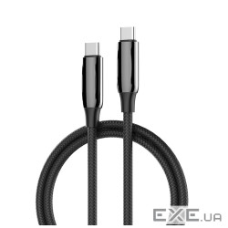 Кабель Type-C - Type-C, 2 м, Black, ColorWay, 240 Вт , 5A, PVC / Aluminum Alloy (CW-CBPDCC070-BK)
