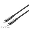 Кабель Type-C - Type-C, 2 м, Black, ColorWay, 240 Вт , 5A, PVC / Aluminum Alloy (CW-CBPDCC070-BK)