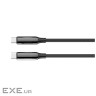 Кабель Type-C - Type-C, 2 м, Black, ColorWay, 240 Вт , 5A, PVC / Aluminum Alloy (CW-CBPDCC070-BK)