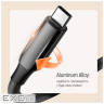 Кабель Type-C - Type-C, 2 м, Black, ColorWay, 240 Вт , 5A, PVC / Aluminum Alloy (CW-CBPDCC070-BK)