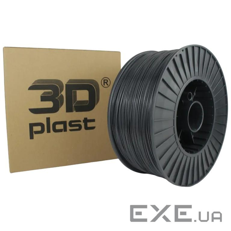Пластик для 3D-принтера 3Dplast PLA 1.75мм, 3кг , gray - graphit (3DPLA1753GRGF)