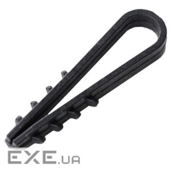 Дюбель-ялинка 8 мм під круглий чорний кабель (пач. 100 шт .) APRO FT-8B