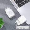 Зарядний пристрій HOCO N22 Jetta USB-C PD25W + cable USB-C to Lightning White (6931474760074)